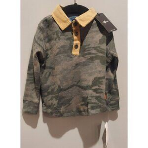 7 FOR ALL MANKIND LONG SLEEVE 3 BUTTON SHIRT/NWT 24M